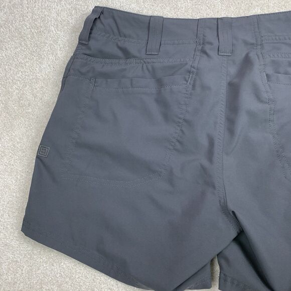 5.11 Tactical Layla Womens Gray Cargo Shorts Size 8 Utility Flex Stretch - Picture 9 of 15